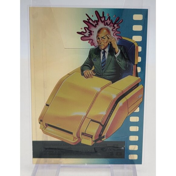 1995 Marvel Fleer Professor X Suspended Animation Limited Edition Card 8 Sleeved - Picture 4 of 6